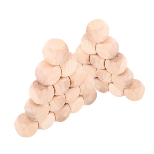 VILLCASE 60Stücke Leere Holzwürfel Unbehandeltem Holz DIY Bastelblöcke für Kreative Spiele Abgerundete Ecken für Partys und Bastelprojekte VILLCASE 60Stücke Leere Holzwürfel Unbehandeltem Holz DIY Bastelblöcke für Kreative Spiele Abgerundete Ecken für Partys und Bastelprojekte von VILLCASE