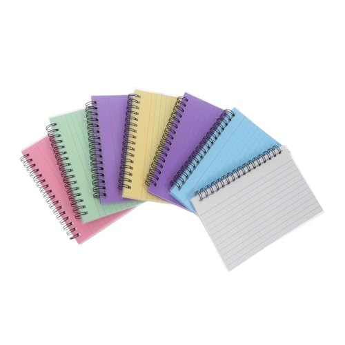 VILLCASE 7 Stück Teiliges Spiral Abreißbare Memo-notizkarten für Schule Büro Haushalt Kleines Notizbuch mit Stabilem Ring Tintenresistente Blätter für Tägliche Aufgaben und Kreative Notizen VILLCASE 7 Stück Teiliges Spiral Abreißbare Memo-notizkarten für Schule Büro Haushalt Kleines Notizbuch mit Stabilem Ring Tintenresistente Blätter für Tägliche Aufgaben und Kreative Notizen von VILLCASE
