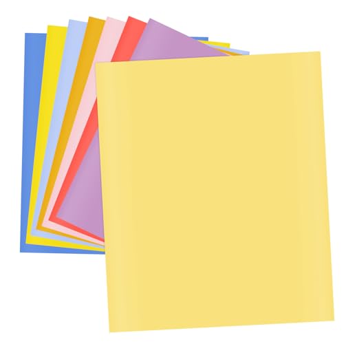 VILLCASE 8 Blatt PU Heat Transfer Film Matte Vinyl Folie für Diy T Shirts Stoffe und Bastelprojekte Robustes Vielseitiges Material für Kreative Anwendungen VILLCASE 8 Blatt PU Heat Transfer Film Matte Vinyl Folie für Diy T Shirts Stoffe und Bastelprojekte Robustes Vielseitiges Material für Kreative Anwendungen von VILLCASE