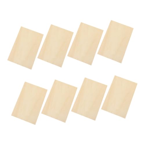 VILLCASE 8 Stück Dicke Holzplatten zum Basteln Unbearbeitete Holzblätter für Gravur Malerei und Diy Projekte Vielseitig Einsetzbar für Kunst und Handwerk VILLCASE 8 Stück Dicke Holzplatten zum Basteln Unbearbeitete Holzblätter für Gravur Malerei und Diy Projekte Vielseitig Einsetzbar für Kunst und Handwerk von VILLCASE