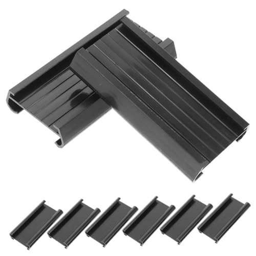 VILLCASE 8 Stück Teiliges PVC Regaletiketten Transparente Wiederverwendbare Etikettenhalter für Büro Zuhause und Lagerregale Vielseitig Einsetzbar Robust und Leicht zu Reinigen für von VILLCASE