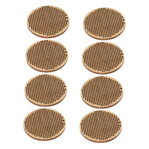 VILLCASE 8 Stück Teiliges Runde Holzembleme Naturbelassene Holzanhänger für Kreuzstich Diy Stickrahmen Gravierbare Holzteile für Kreative Bastelprojekte und Schmuckgestaltung VILLCASE 8 Stück Teiliges Runde Holzembleme Naturbelassene Holzanhänger für Kreuzstich Diy Stickrahmen Gravierbare Holzteile für Kreative Bastelprojekte und Schmuckgestaltung von VILLCASE