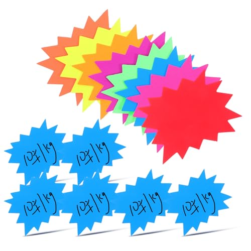 VILLCASE 80 Stück Fluoreszierende Preisetiketten Vielseitige Preisschilder für Garagenverkäufe Einzelhandel und Dekoration Einfach Anzubringen Schaden Oberflächen nicht Klare Lesbarkeit VILLCASE 80 Stück Fluoreszierende Preisetiketten Vielseitige Preisschilder für Garagenverkäufe Einzelhandel und Dekoration Einfach Anzubringen Schaden Oberflächen nicht Klare Lesbarkeit von VILLCASE