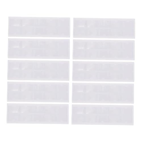 VILLCASE 80 Stück Selbstklebende Etikettenhüllen Transparente Indexkartenhalter für Namensschilder Vielseitige Organizer für Schubladen Regale und Bibliotheken von VILLCASE