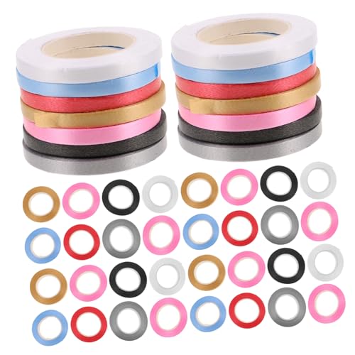 VILLCASE 80 Stück Teiliges Bunte Metallic Geschenk Dekorationsbänder Für Hochzeit Geburtstag Party Balloon Geschenkverpackung Zubehör von VILLCASE