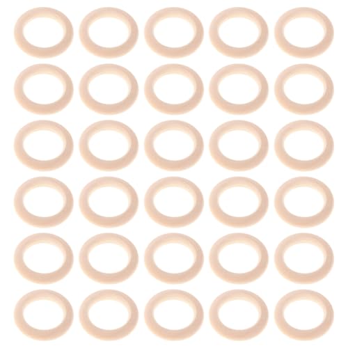 VILLCASE 80 Stück Unfertige Holzringe für Bastelarbeiten Macrame Ringe für Diy Anhänger Handwerksprojekte Holzreifen ohne Farbe für Kreative Bastelideen VILLCASE 80 Stück Unfertige Holzringe für Bastelarbeiten Macrame Ringe für Diy Anhänger Handwerksprojekte Holzreifen ohne Farbe für Kreative Bastelideen von VILLCASE