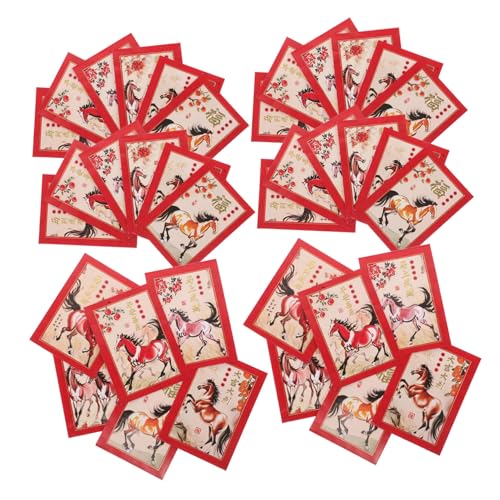 VILLCASE 90 Stück Jahr Des Pferdes Rote Umschläge Traditionelle Geldumschläge Frühlingsfest Geschenkumschläge Cartoon Design Für Familie Hochzeit Geburtstag VILLCASE 90 Stück Jahr Des Pferdes Rote Umschläge Traditionelle Geldumschläge Frühlingsfest Geschenkumschläge Cartoon Design Für Familie Hochzeit Geburtstag von VILLCASE