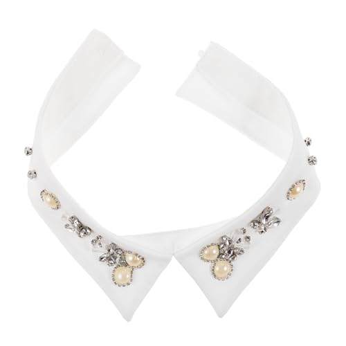 VILLCASE Abnehmbarer Fake Collar für Damen Weiß Leicht Hautfreundlich Vielseitiger Einsteckkragen für Frühling Winter Präzise Verarbeitung für Casual und Formelle Outfits VILLCASE Abnehmbarer Fake Collar für Damen Weiß Leicht Hautfreundlich Vielseitiger Einsteckkragen für Frühling Winter Präzise Verarbeitung für Casual und Formelle Outfits von VILLCASE