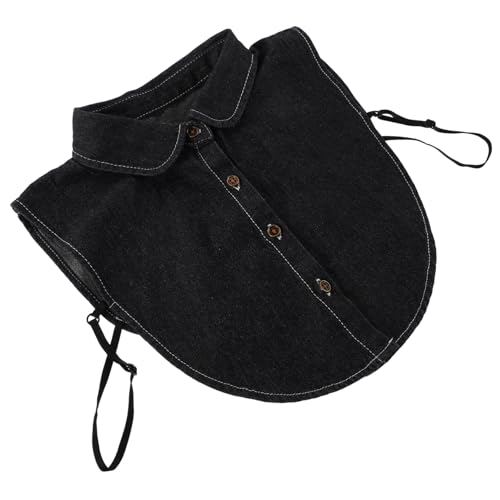 VILLCASE Abnehmbarer Jeanskragen für Falscher Hemdkragen Einfarbig Vielseitig Einsetzbar für Büro und Freizeit Robustem Denim Einfach zu Reinigen und Pflegen VILLCASE Abnehmbarer Jeanskragen für Falscher Hemdkragen Einfarbig Vielseitig Einsetzbar für Büro und Freizeit Robustem Denim Einfach zu Reinigen und Pflegen von VILLCASE