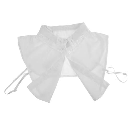 VILLCASE Abnehmbarer Spitzenkragen Damen Falscher Kragen Weiß Elegant Spitzenbesatz Modischer Blusenkragen für Frauen und Mädchen Komfortabler Einsatz VILLCASE Abnehmbarer Spitzenkragen Damen Falscher Kragen Weiß Elegant Spitzenbesatz Modischer Blusenkragen für Frauen und Mädchen Komfortabler Einsatz von VILLCASE