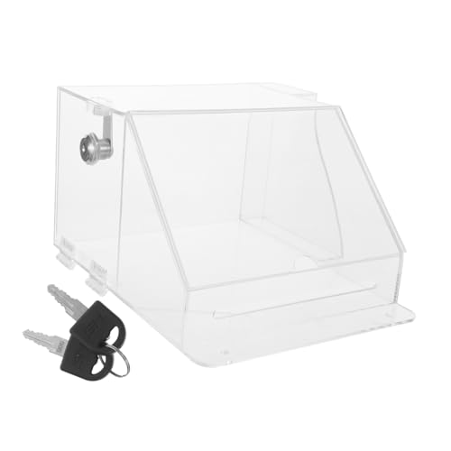 VILLCASE Acryl Spendenbox mit Schloss und Schlitz Transparente Wahlurne für Büro und Wohltätigkeit Robuste Mehrzweck Raffle Box für Abstimmungen Fundraising und Vorschläge VILLCASE Acryl Spendenbox mit Schloss und Schlitz Transparente Wahlurne für Büro und Wohltätigkeit Robuste Mehrzweck Raffle Box für Abstimmungen Fundraising und Vorschläge von VILLCASE