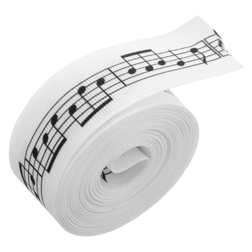 VILLCASE Bedrucktes Musiknotenband Yards Geschenkband für Geburtstag und Feiertagsdekorationen Elegantes Satinband mit Noten Design für Geschenkverpackungen VILLCASE Bedrucktes Musiknotenband Yards Geschenkband für Geburtstag und Feiertagsdekorationen Elegantes Satinband mit Noten Design für Geschenkverpackungen von VILLCASE