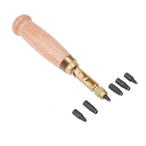 VILLCASE DIY Lederstanze Multifunktions Werkzeug mit Wechselkopf Stanzwerkzeug für Präzise Lochungen Robustem Legiertem für Projekte VILLCASE DIY Lederstanze Multifunktions Werkzeug mit Wechselkopf Stanzwerkzeug für Präzise Lochungen Robustem Legiertem für Projekte von VILLCASE