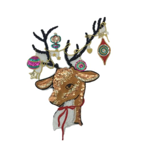 VILLCASE Pailletten-stickerei-aufnäher Mit Hirschmotiv Für Kinder- Und Damenbekleidung Modische Nähapplikationen Zur Dekorativen Reparatur VILLCASE Pailletten-stickerei-aufnäher Mit Hirschmotiv Für Kinder- Und Damenbekleidung Modische Nähapplikationen Zur Dekorativen Reparatur von VILLCASE
