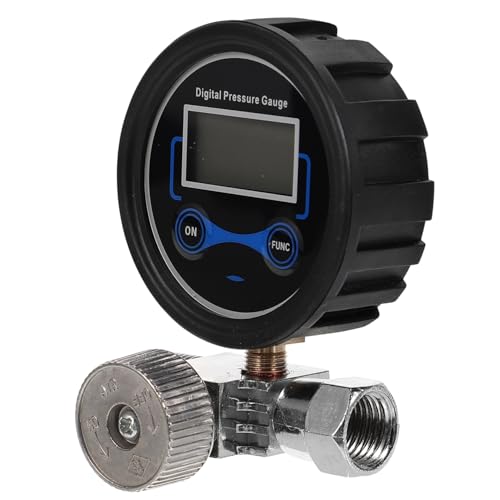 VILLCASE Digitaler Druckmesser Präziser Luftstromregler mit Digitaler Anzeige für Pneumatik Kompakt und Tragbar für Industrie Labor und Vielseitige Anwendungen von VILLCASE