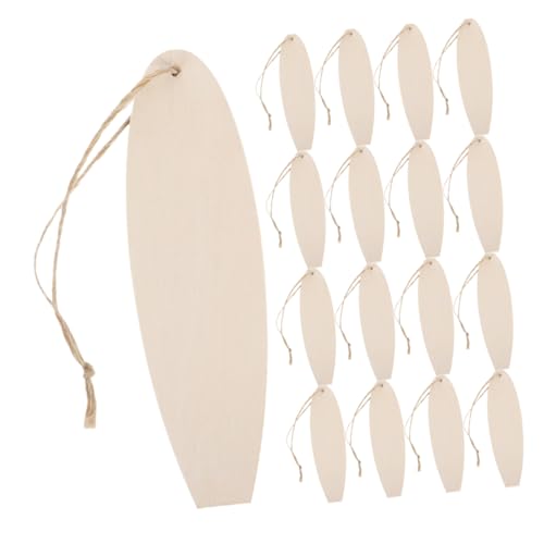 VILLCASE Erstellen Sie Ihre eigene Kunst, 40 Stück, bemalbare Surfbrett-Ausschnitte aus Holz, DIY, Sommerhandwerk für Wandbehang, Dekoration von VILLCASE