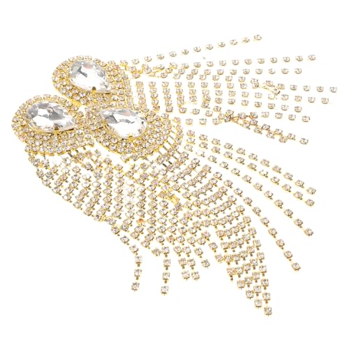 VILLCASE Europäische Diamantanzug Mode Schulter Epauletten Anzug Zubehör Quasten Dekorationen Kostüme Epauletten Quaste Schulter Quaste Abzeichen Kleidung Zubehör Männer Epauletten Goldene VILLCASE Europäische Diamantanzug Mode Schulter Epauletten Anzug Zubehör Quasten Dekorationen Kostüme Epauletten Quaste Schulter Quaste Abzeichen Kleidung Zubehör Männer Epauletten Goldene von VILLCASE