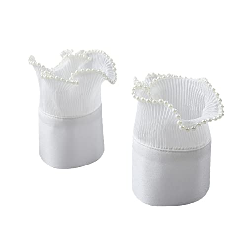 VILLCASE Fake Wrist Damen Perlenbesetzte Manschetten Rüschen Design Verstellbar Atmungsaktiv Für Kostüm Hochzeit Cosplay Accessoires VILLCASE Fake Wrist Damen Perlenbesetzte Manschetten Rüschen Design Verstellbar Atmungsaktiv Für Kostüm Hochzeit Cosplay Accessoires von VILLCASE