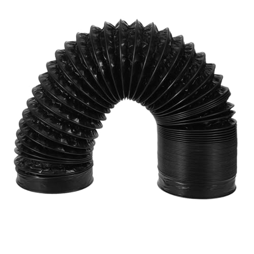 VILLCASE Flexibles Aluminiumrohr Trockner-vakuumschlauch Trockner-entlüftungsschlauch Flexibles Lüftungsrohr Trocknerschlauch Trockner-entlüftungs-kit -anschlussrohre Pvc Black von VILLCASE