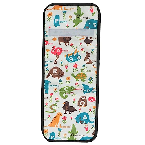VILLCASE Häkelnadeltasche mit Reißverschluss Kompakte Aufbewahrung für Häkelnadeln und Strickutensilien Bedruckt im Zoo Design Leicht zu Transportieren für Häkeln von VILLCASE