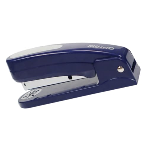 VILLCASE Handhefter Drehbar Multifunktionaler Hefter für Büro und Studium Tragbarer Hefter für Lose Blau von VILLCASE