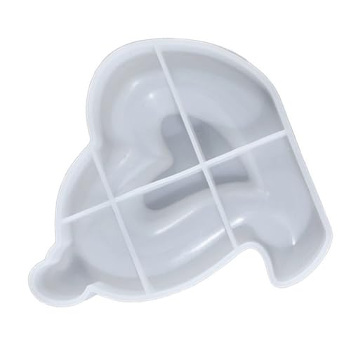 VILLCASE Herzförmige Silikonform für Epoxidharz Diy Valentinstags Handwerk Einzigartige Silikonform für Kerzen und Schmuckherstellung Langlebige und Flexible Silikonmould für Heimdekoration von VILLCASE