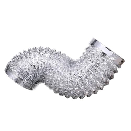VILLCASE Hochtemperatur -aluminiumfolie Luftkanal Entlüftungsrohr Trockner-entlüftungsschlauch Leiten Flexibler Lüftungskanal Luftkanalschlauch Abluftschlauch Der Klimaanlage Silver VILLCASE Hochtemperatur -aluminiumfolie Luftkanal Entlüftungsrohr Trockner-entlüftungsschlauch Leiten Flexibler Lüftungskanal Luftkanalschlauch Abluftschlauch Der Klimaanlage Silver von VILLCASE