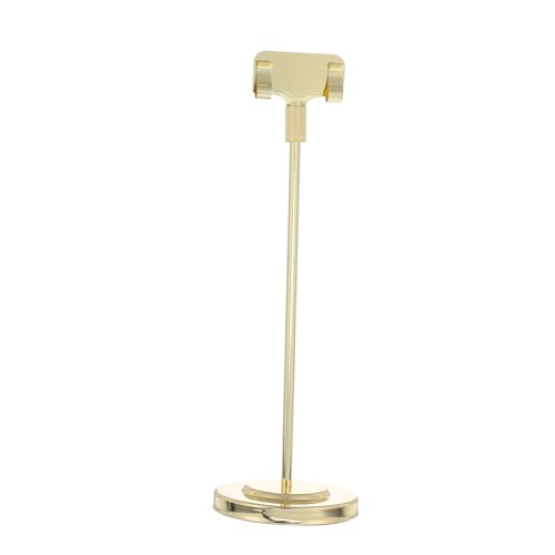 VILLCASE Hochwertiger Tischkartenhalter aus Stabiler Foto Clip für Hochzeiten Partys und Multifunktionale Ständer für Menükarten Visitenkarten und Tischnummern Gold von VILLCASE