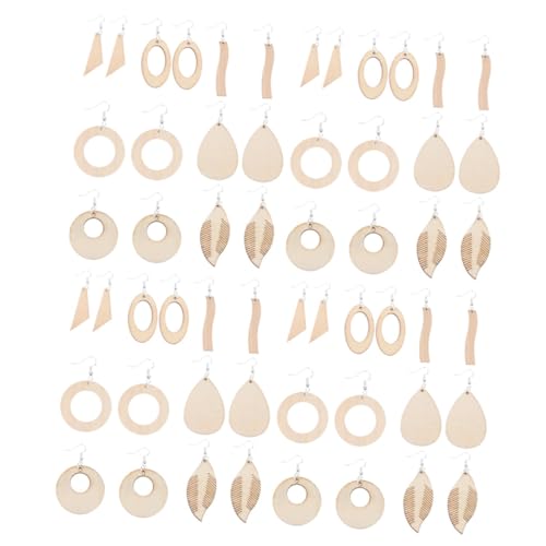 VILLCASE Holz ohrringe Afrikanischer Stil Geometrische Ohranhänger DIY Schmuckherstellung Leicht Hautfreundlich für Frauen und Bastelprojekte VILLCASE Holz ohrringe Afrikanischer Stil Geometrische Ohranhänger DIY Schmuckherstellung Leicht Hautfreundlich für Frauen und Bastelprojekte von VILLCASE