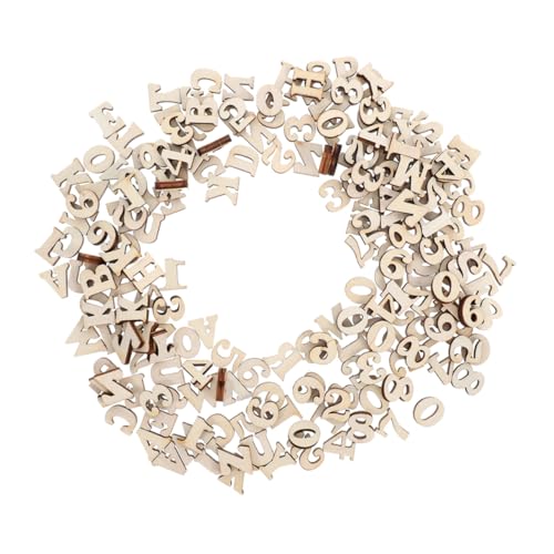 VILLCASE Holzbuchstaben und Zahlen Set Teilig Naturbelassenes Diy Bastelset für Wanddekoration Frühkindliches Lernen Kreative Holzbuchstaben und Holzziffern für Heimkunst VILLCASE Holzbuchstaben und Zahlen Set Teilig Naturbelassenes Diy Bastelset für Wanddekoration Frühkindliches Lernen Kreative Holzbuchstaben und Holzziffern für Heimkunst von VILLCASE