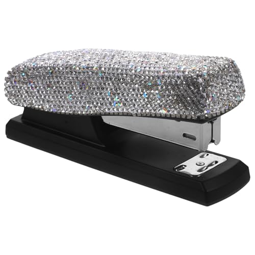 VILLCASE Kleiner Metall tischhefter mit Diamant design Handlicher Kompakter Bürohefter für Schule Zuhause und Büro Praktisches Robustes Heftgerät Elegantes Geschenk für Freunde und VILLCASE Kleiner Metall tischhefter mit Diamant design Handlicher Kompakter Bürohefter für Schule Zuhause und Büro Praktisches Robustes Heftgerät Elegantes Geschenk für Freunde und von VILLCASE