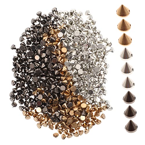 VILLCASE Kunststoff Nieten DIY Punk Spikes für Kleidung Schuhe Taschen Dekoration Schwarz Silber Gold Langlebige Plastik Rivets Vielseitige Zierbeschläge für Modegestaltung VILLCASE Kunststoff Nieten DIY Punk Spikes für Kleidung Schuhe Taschen Dekoration Schwarz Silber Gold Langlebige Plastik Rivets Vielseitige Zierbeschläge für Modegestaltung von VILLCASE