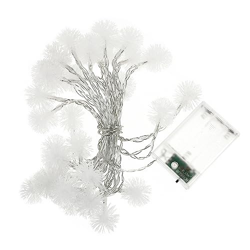 VILLCASE LED Schneeflocken Kugel Lichterkette mit Warmweißen Leds Batteriebetrieben ohne Batterien Flexible Dekoration für Weihnachts und Festtagsbeleuchtung Langlebige Einzigartige VILLCASE LED Schneeflocken Kugel Lichterkette mit Warmweißen Leds Batteriebetrieben ohne Batterien Flexible Dekoration für Weihnachts und Festtagsbeleuchtung Langlebige Einzigartige von VILLCASE