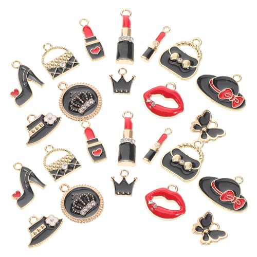 VILLCASE Lippenstift Für Frauen DIY Schmuckherstellungszubehör Schmuckanhänger Aus Zinklegierung 36 Stück VILLCASE Lippenstift Für Frauen DIY Schmuckherstellungszubehör Schmuckanhänger Aus Zinklegierung 36 Stück von VILLCASE