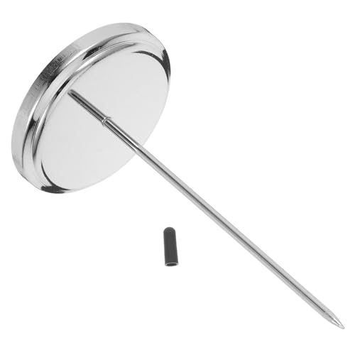 VILLCASE Menü-Inserter Memos Halfter Stabiler Rezepthalter Aufbewahrung für Quittungen restaurant zubehör Rechnungsinhaber Quittungshalter Spike-Stick Ticketinhaber Rostfreier Stahl Silver von VILLCASE
