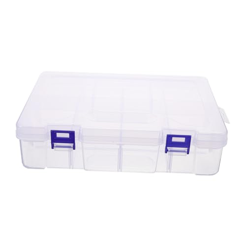 VILLCASE Multi Grid Aufbewahrungsbox für Nailart Fächer Transparente Kunststoff Organizer Box für Strasssteine Schmuck und Nailart Dekorationen VILLCASE Multi Grid Aufbewahrungsbox für Nailart Fächer Transparente Kunststoff Organizer Box für Strasssteine Schmuck und Nailart Dekorationen von VILLCASE