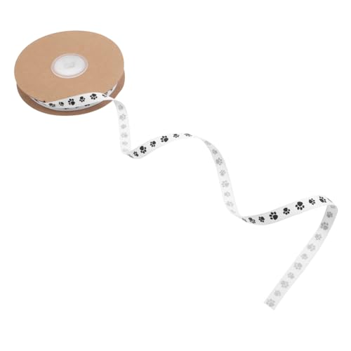 VILLCASE Polyester Ripsband für Bastelprojekte Geschenkverpackungen und Partydekorationen Yards mit Süßem Hundemuster von VILLCASE