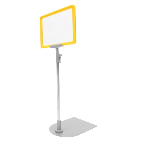 VILLCASE Preisdisplayhalter Verstellbar mit Stabilem U förmigem Sockel Wiederverwendbarer Preisschildhalter für Supermarkt Einzelhandel Obst Gemüseanzeigen Vielseitig und Einfach zu von VILLCASE