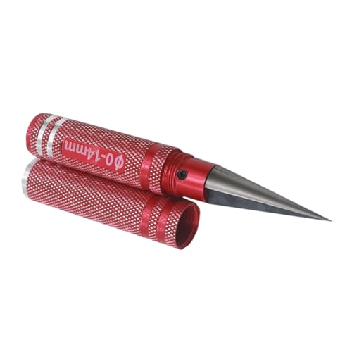 VILLCASE Rc Car Reamer aus Edelstahl Leichter Lochöffner mit Aluminium-schutz Energieeffizienter Bohrer für Karosserieschalen Vielseitiges Modellbauwerkzeug für Rc Fahrzeuge von VILLCASE