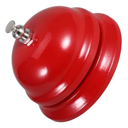 VILLCASE Rufen Sie Eine Mahlzeitenglocke An Stabglocke Rufen Sie Bell Für Ein Amt An Restaurant Call Bell Küchenserviceglocke Glocke Für Die Küche Küchenglocke Für Restaurant Rot Legierung von VILLCASE