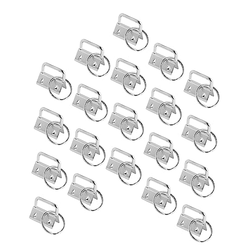 VILLCASE Schmuck 40-Teiliges Stickerei-Set Für Gepäckaufhänger Endclips Schlüsselband Stickset Armband-Endverschluss Bund-Clips Armband-Fob-Hardware Eisenband-Enden Schnallen Drahtband von VILLCASE