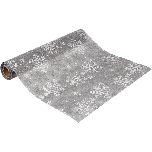 VILLCASE Schneeflocken-tischläufer, Grau, für Weihnachten, Saisonale Winter- Und Weihnachtsfeier-Dekoration für Den Tisch, 72,9 X 14,7 cm VILLCASE Schneeflocken-tischläufer, Grau, für Weihnachten, Saisonale Winter- Und Weihnachtsfeier-Dekoration für Den Tisch, 72,9 X 14,7 cm von VILLCASE