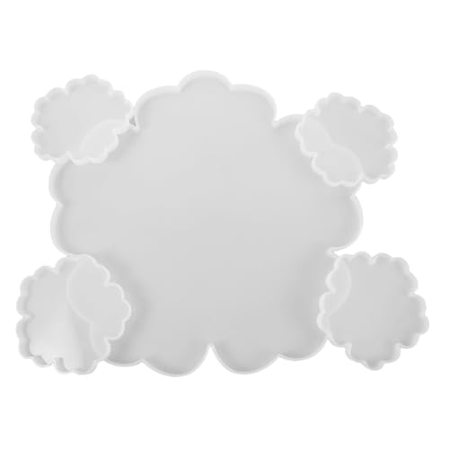 VILLCASE Silikon Blumenform Gießform für Handgemachte Harzuntersetzer und Blumige Tabletts Hitzebeständig Originelles DIY Zubehör für Wohnkultur und Geschenke Enthält Große und Kleine VILLCASE Silikon Blumenform Gießform für Handgemachte Harzuntersetzer und Blumige Tabletts Hitzebeständig Originelles DIY Zubehör für Wohnkultur und Geschenke Enthält Große und Kleine von VILLCASE