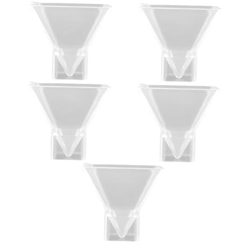 VILLCASE Silikon-Pyramidenform zum Basteln, flexible Harzgussform für einzigartige Pyramiden-Dekoration, leicht zu entformen und waschbar, Epoxidharz, transparentes Design, 5 Stück VILLCASE Silikon-Pyramidenform zum Basteln, flexible Harzgussform für einzigartige Pyramiden-Dekoration, leicht zu entformen und waschbar, Epoxidharz, transparentes Design, 5 Stück von VILLCASE