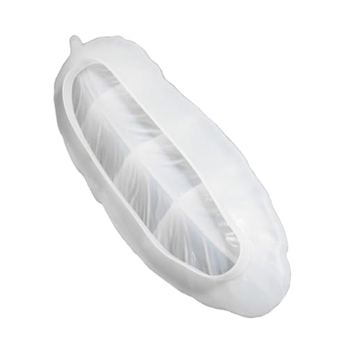 VILLCASE Silikonform für Epoxidharz Gießform Feder-design Tray Mould für DIY Schmuckschale Aufbewahrung und Dekoration Langlebig und Vielseitig Verwendbar VILLCASE Silikonform für Epoxidharz Gießform Feder-design Tray Mould für DIY Schmuckschale Aufbewahrung und Dekoration Langlebig und Vielseitig Verwendbar von VILLCASE