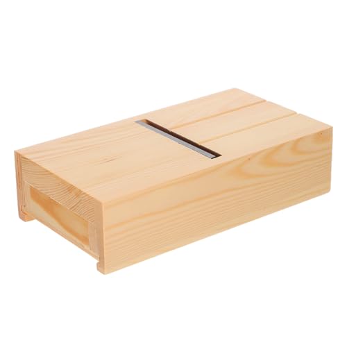 VILLCASE Soap Beveler Trimming Tool mit Holzbox und Schublade Verstellbarer Schnitt für Handgemachte Seifen Präzise Kantenbearbeitung Saubere Arbeitsfläche für Seifenherstellung und Kerzen VILLCASE Soap Beveler Trimming Tool mit Holzbox und Schublade Verstellbarer Schnitt für Handgemachte Seifen Präzise Kantenbearbeitung Saubere Arbeitsfläche für Seifenherstellung und Kerzen von VILLCASE