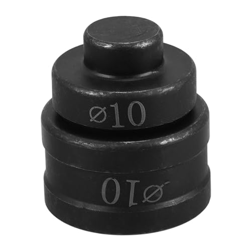 VILLCASE Stanzmatrize Stanzwerkzeug Maschine sterben hohler Schlag Lochstanzen Lochstanzform Metall Schwarz von VILLCASE