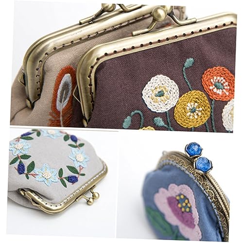 VILLCASE Stickset für Anfänger mit Stickmuster Stoff Wolle Nadeln und Kussverschluss Diy Bestickte Münztasche Komplettes Zubehör für Handarbeit und Basteln für Frauen und Mädchen VILLCASE Stickset für Anfänger mit Stickmuster Stoff Wolle Nadeln und Kussverschluss Diy Bestickte Münztasche Komplettes Zubehör für Handarbeit und Basteln für Frauen und Mädchen von VILLCASE