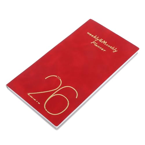 VILLCASE Taschenformat Tages- Und Wochenplaner 2026 Kleines Notizbuch Mit Notizbereich, Dicker Notizblock Aus Papier Für Journaling, Business, Arbeit, Reisen VILLCASE Taschenformat Tages- Und Wochenplaner 2026 Kleines Notizbuch Mit Notizbereich, Dicker Notizblock Aus Papier Für Journaling, Business, Arbeit, Reisen von VILLCASE
