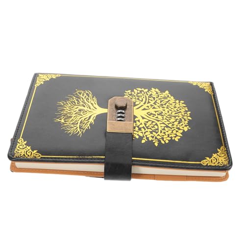 VILLCASE Tragbares Journal im Retro Stil Lockable Tagebuch für Büro Reisen und Meetings von VILLCASE
